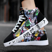 Baskets montante unisex noir Artstars