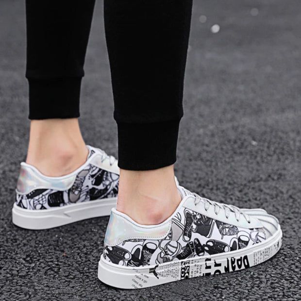 Baskets unisex argentée Silverstar