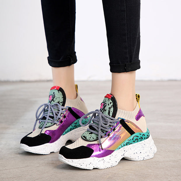 Baskets montante femme design Queenlight