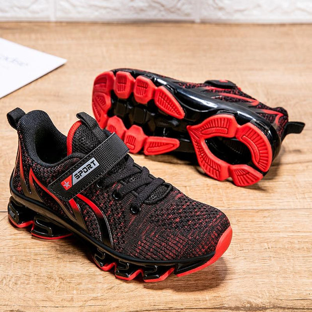 Baskets enfant dark rouge Gim-K