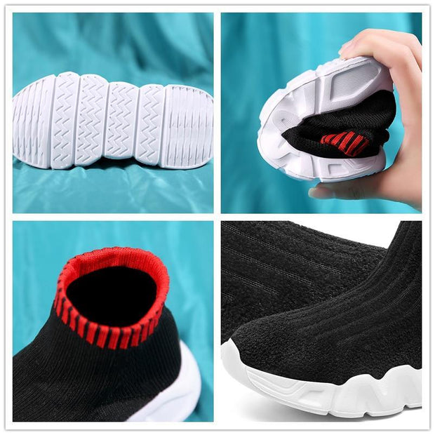 Baskets enfant noir redline Misuki