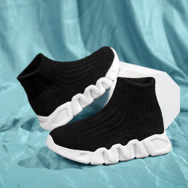 Baskets enfant noir Misuki