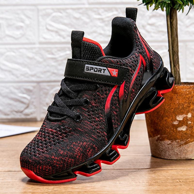 Baskets enfant dark rouge Gim-K